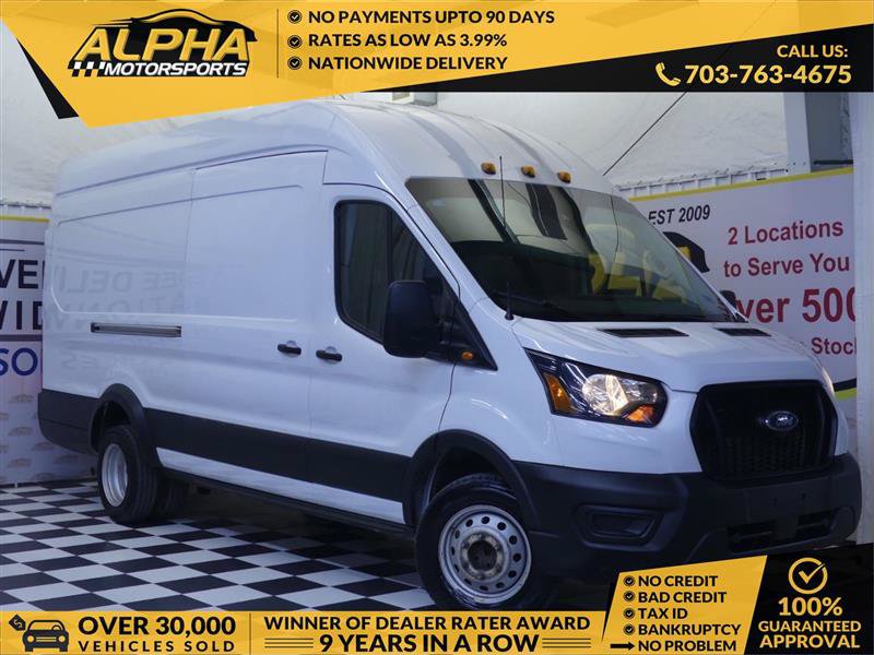 Used 2023 Ford Transit 350 148 High Roof Extended DRW RWD image 1