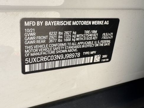 Used 2022 BMW X5 xDrive40i w/ Parking Assistance Package AWD/4WD image 33