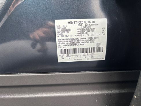 Certified 2023 Ford Explorer XLT w/ Equipment Group 202A image 28