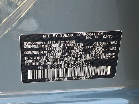 Certified 2025 Subaru Crosstrek 2.0i Premium w/ Crosstrek Mirror Package image 27