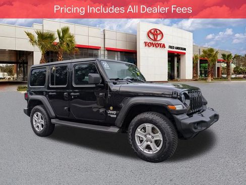 Used 2020 Jeep Wrangler Unlimited Sport S AWD/4WD image 2