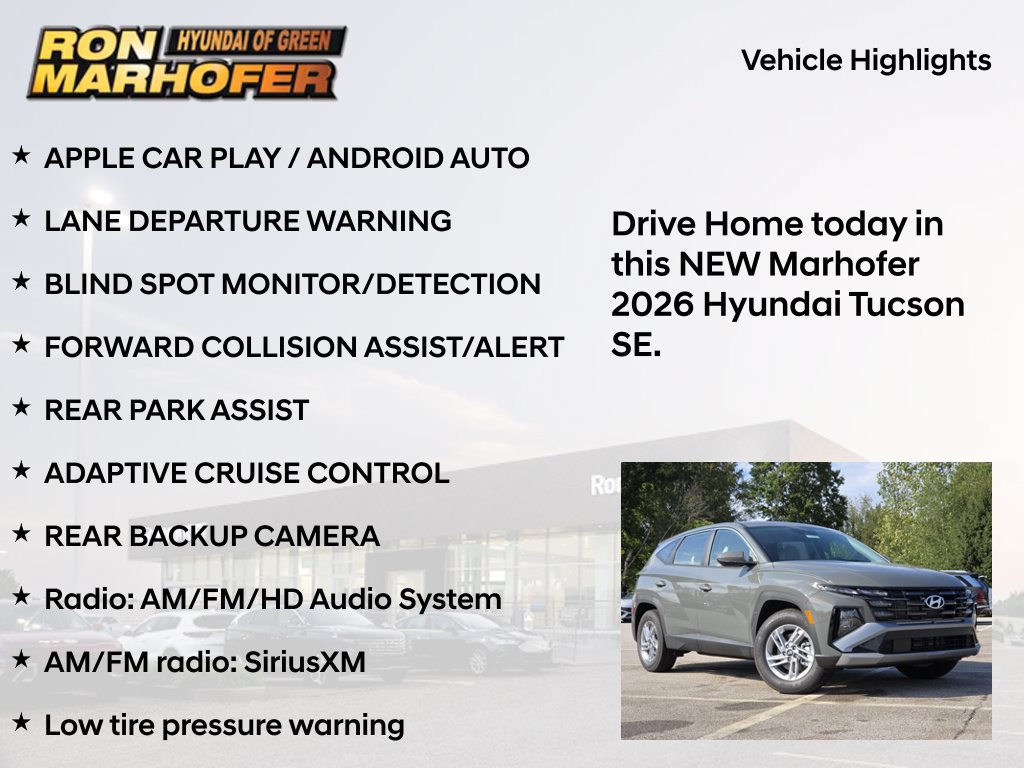 New 2026 Hyundai Tucson SE FWD image 15