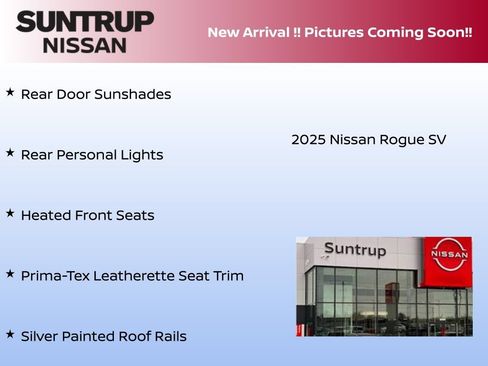 Certified 2025 Nissan Rogue SV w/ SV Premium Package FWD image 4