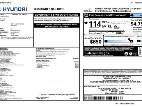 Used 2023 Hyundai Ioniq 5 SEL image 2