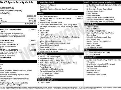 Used 2021 BMW X7 M50i image 38