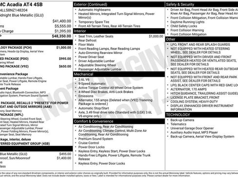 Certified 2022 GMC Acadia AT4 w/ Technology Package AWD/4WD image 29