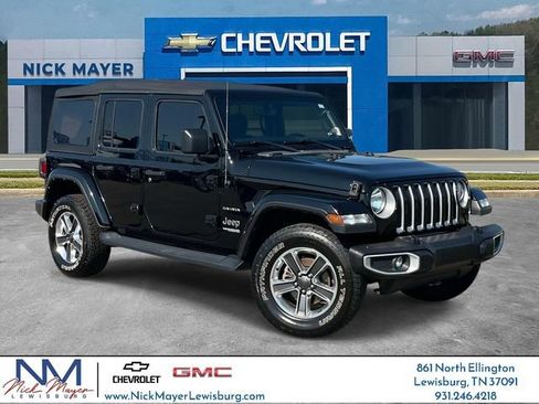 Used 2021 Jeep Wrangler Unlimited Sahara AWD/4WD image 1