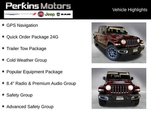 Certified 2021 Jeep Gladiator Overland w/ Popular Equipment Package image 2