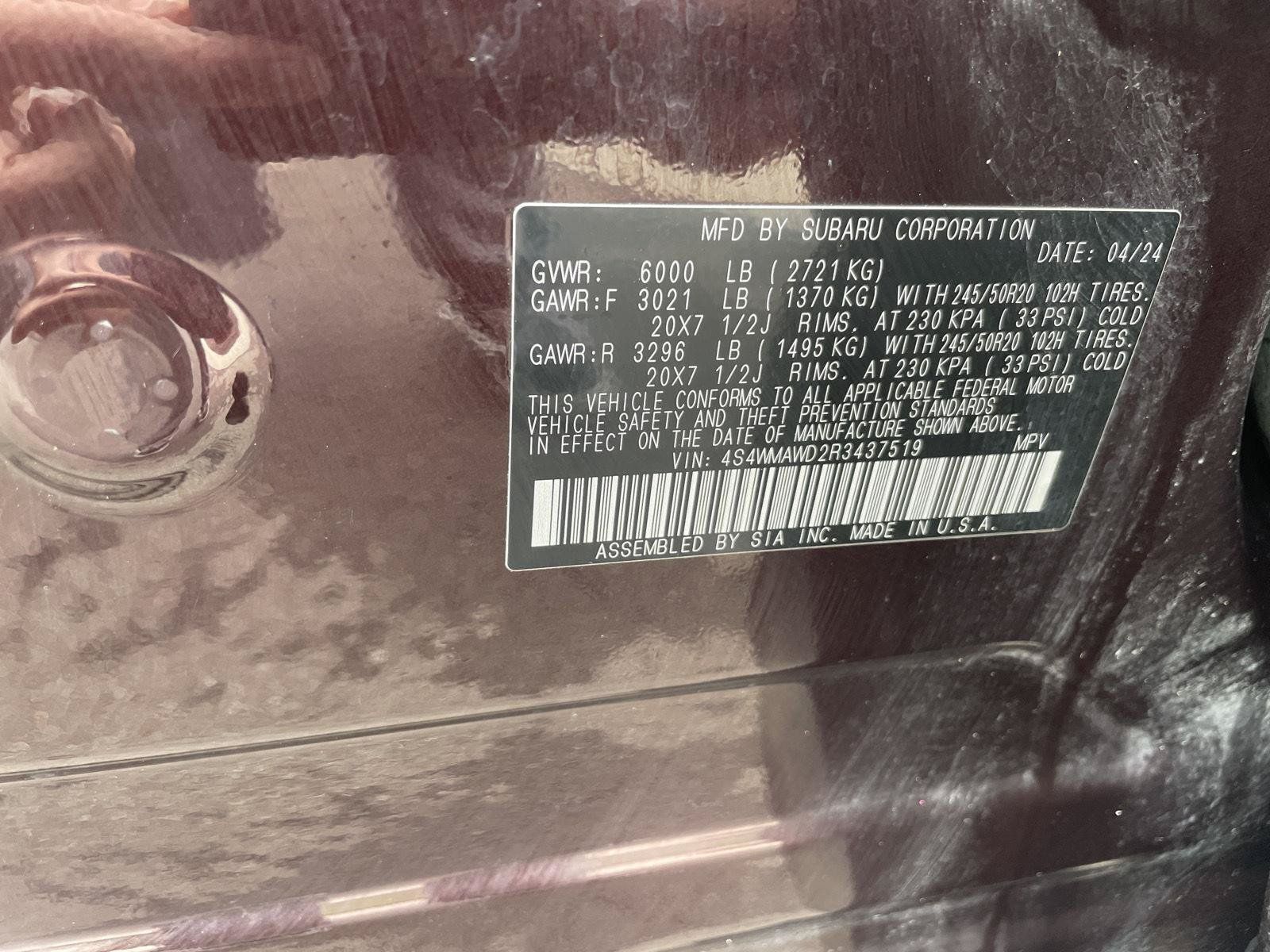 Used 2024 Subaru Ascent Touring AWD/4WD image 23