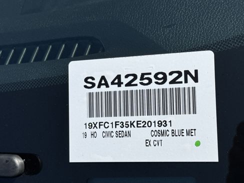 Used 2019 Honda Civic EX image 36