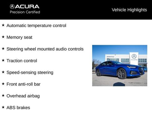 Certified 2023 Acura TLX SH-AWD w/ A-SPEC Pkg image 9