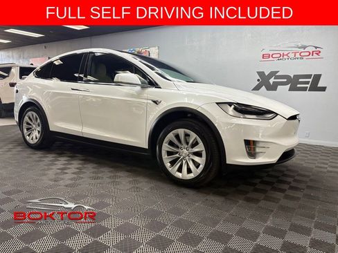 Used 2020 Tesla Model X Long Range AWD/4WD image 1