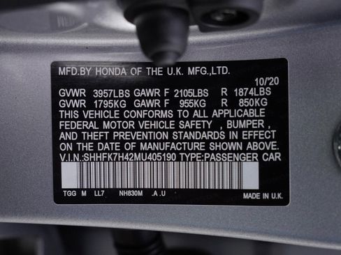 Used 2021 Honda Civic Sport image 26