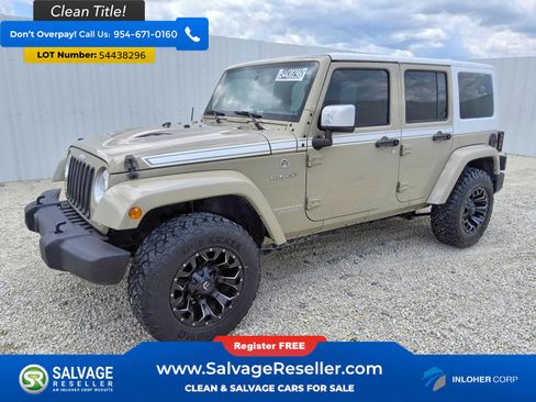 Used 2017 Jeep Wrangler Unlimited Sahara w/ Quick Order Package 24E Chief AWD/4WD image 1