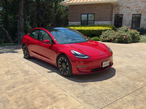 Used 2021 Tesla Model 3 Performance AWD/4WD image 3