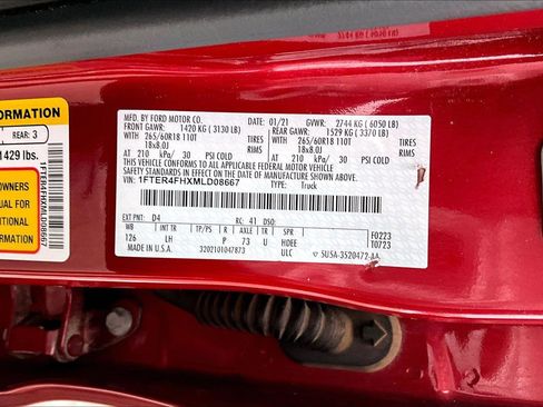 Used 2021 Ford Ranger XLT w/ Equipment Group 301A Mid image 16