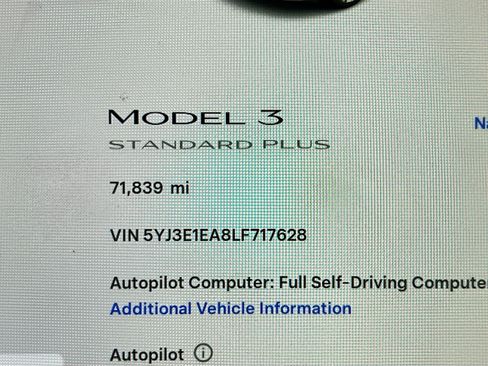 Used 2020 Tesla Model 3 Standard Range Plus image 8