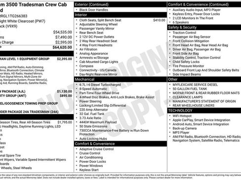 New 2026 RAM 3500 Tradesman AWD/4WD image 9