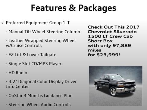 Used 2017 Chevrolet Silverado 1500 LT w/ All Star Edition AWD/4WD image 12