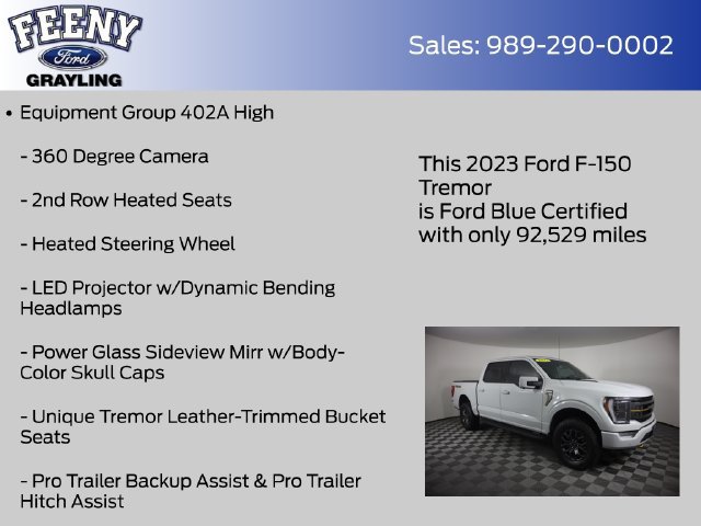 Used 2023 Ford F150 Tremor w/ Equipment Group 402A High AWD/4WD image 14