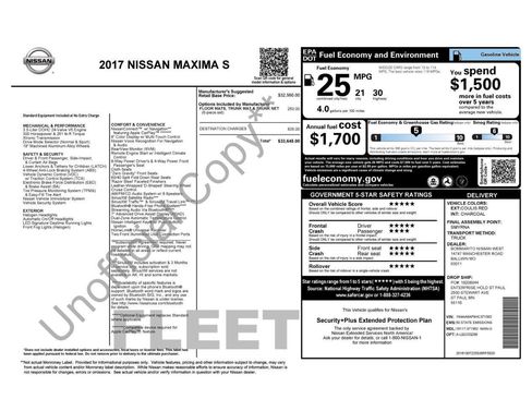 Used 2017 Nissan Maxima 3.5 S image 4