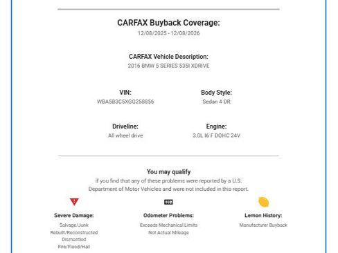 Used 2016 BMW 535i xDrive Sedan image 66