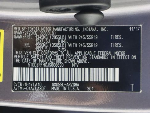 Used 2018 Toyota Highlander Limited image 58
