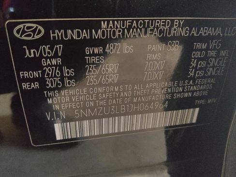 Used 2018 Hyundai Santa Fe Sport w/ 2.4L Value Package 02 FWD image 33