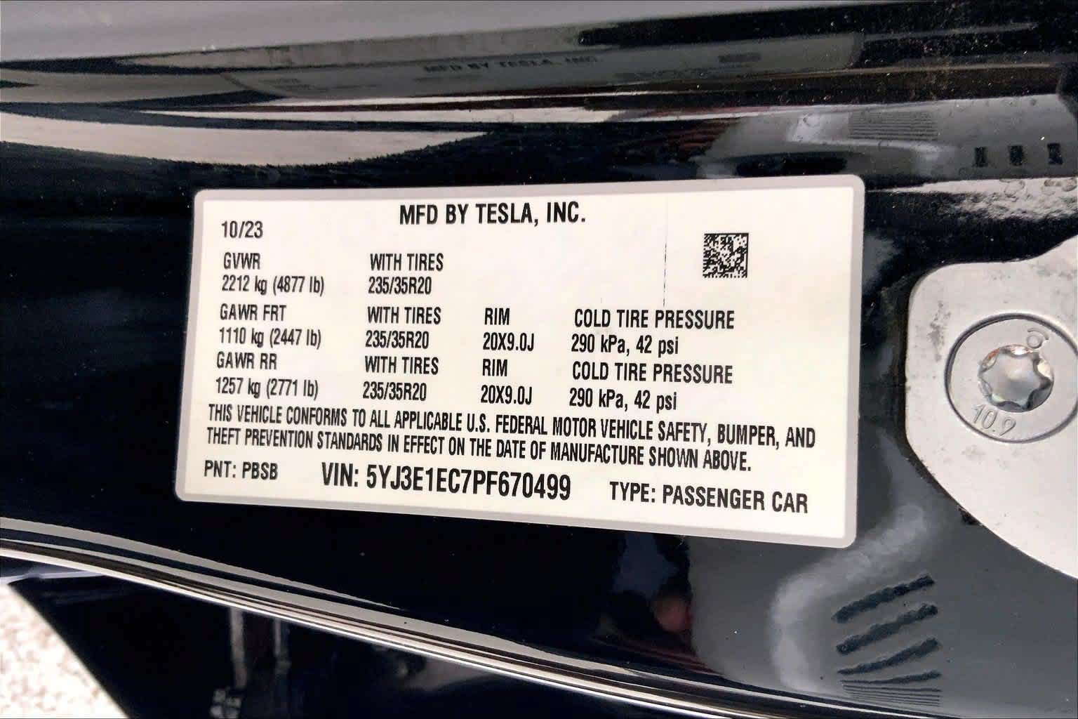 Used 2023 Tesla Model 3 Performance AWD/4WD image 20