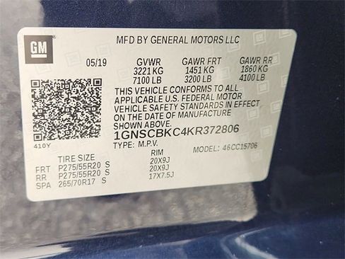 Used 2019 Chevrolet Tahoe LT w/ LT Signature Package image 35