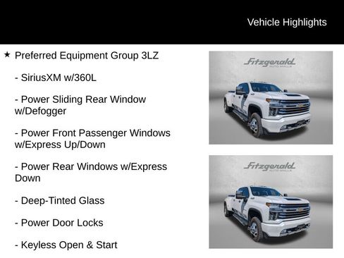 Used 2021 Chevrolet Silverado 3500 High Country w/ Snow Plow Prep/Camper Package AWD/4WD image 4
