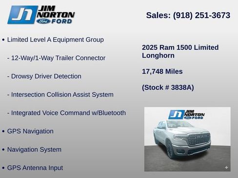 Used 2025 RAM 1500 Limited AWD/4WD image 17