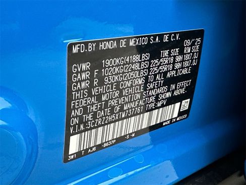 New 2026 Honda HR-V Sport image 34