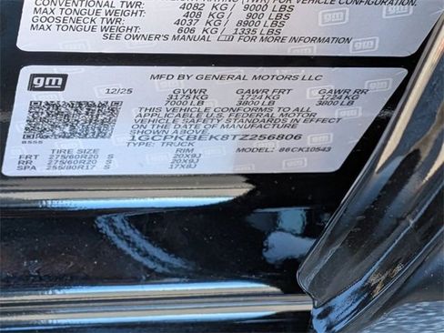 New 2026 Chevrolet Silverado 1500 Custom w/ Turbomax Blackout Package image 35