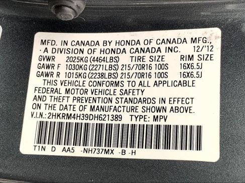 Used 2013 Honda CR-V LX image 34