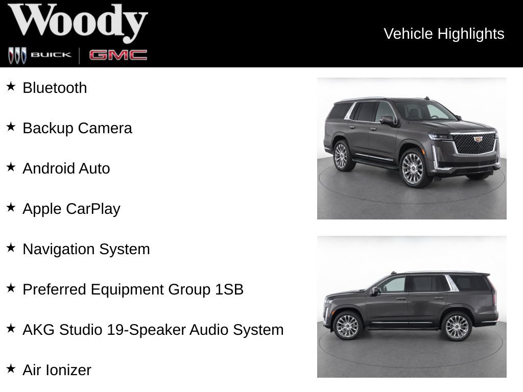 Used 2021 Cadillac Escalade Premium Luxury AWD/4WD image 3
