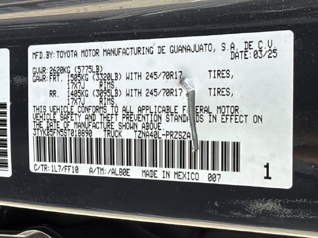 Used 2025 Toyota Tacoma SR5 RWD image 26
