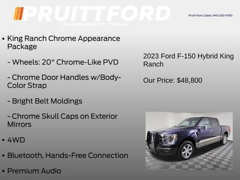 Used 2023 Ford F150 King Ranch w/ Equipment Group 601A High AWD/4WD image 19