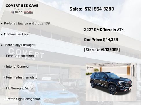 New 2027 GMC Terrain AT4 w/ Convenience Package III AWD/4WD image 7