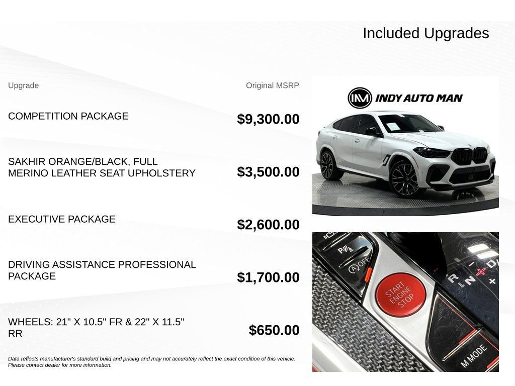 Used 2022 BMW X6 M w/ Competition Package AWD/4WD image 18
