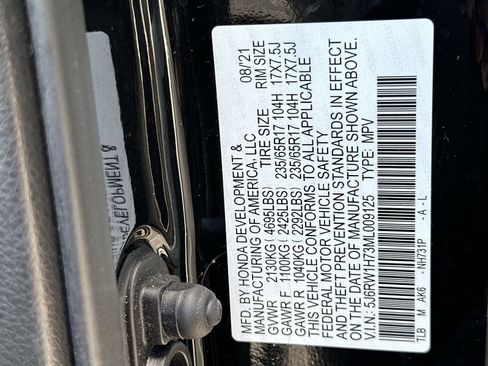 Certified 2021 Honda CR-V Special Edition image 25