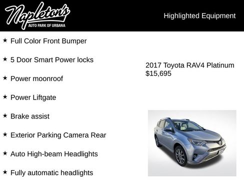 Used 2017 Toyota RAV4 Platinum image 6
