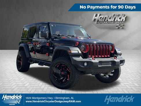 Used 2021 Jeep Wrangler Unlimited Sport w/ Sun And Sound Package AWD/4WD image 1