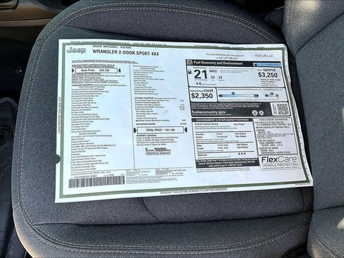 New 2026 Jeep Wrangler Sport image 17