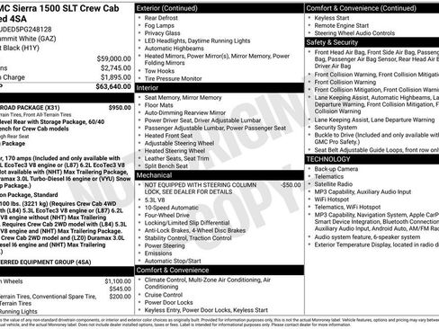Used 2023 GMC Sierra 1500 SLT w/ X31 Off-Road Package AWD/4WD image 26