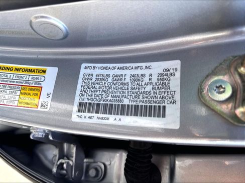 Used 2019 Honda Accord Touring image 32