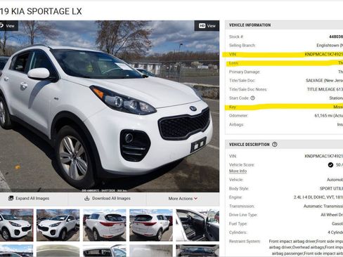 Used 2019 Kia Sportage LX w/ LX Popular Package AWD/4WD image 30