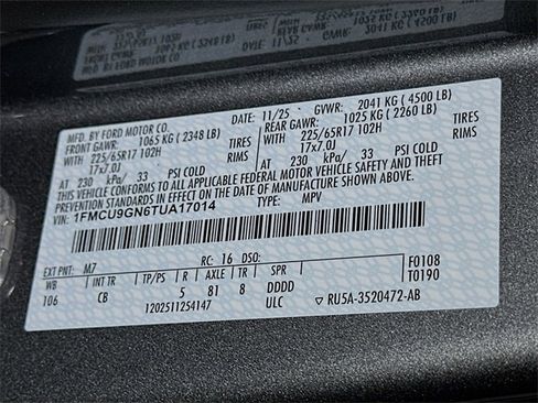 New 2026 Ford Escape Active w/ Tech Pack #1 image 17