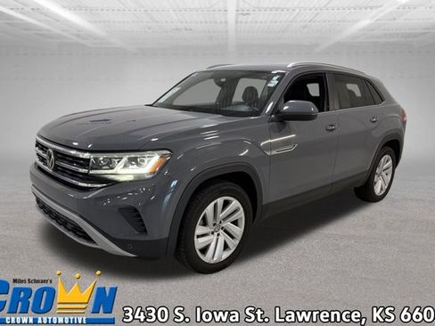 Certified 2021 Volkswagen Atlas Cross Sport SE w/ Panoramic Sunroof Package AWD/4WD image 1