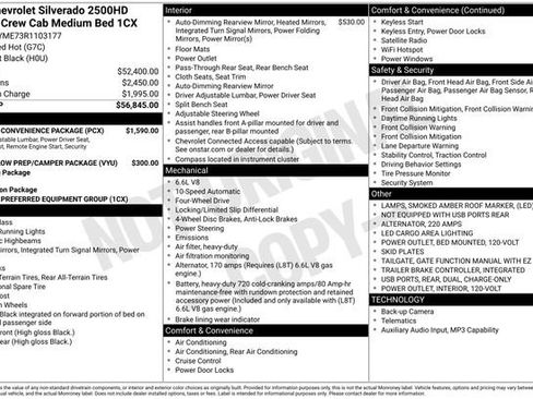 Used 2024 Chevrolet Silverado 2500 Custom w/ Custom Convenience Package AWD/4WD image 33
